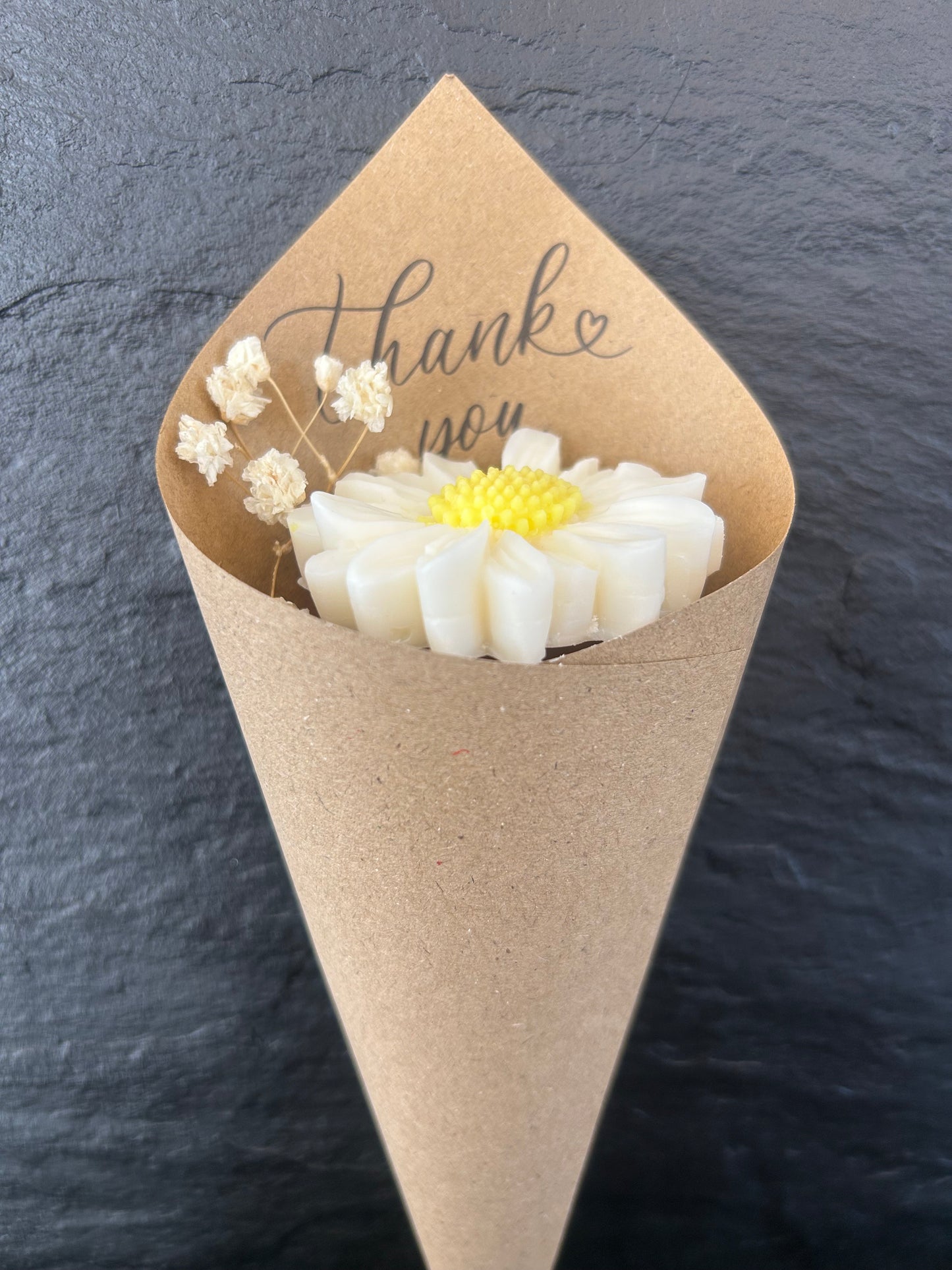 Fondant La marguerite (coeur jaune)