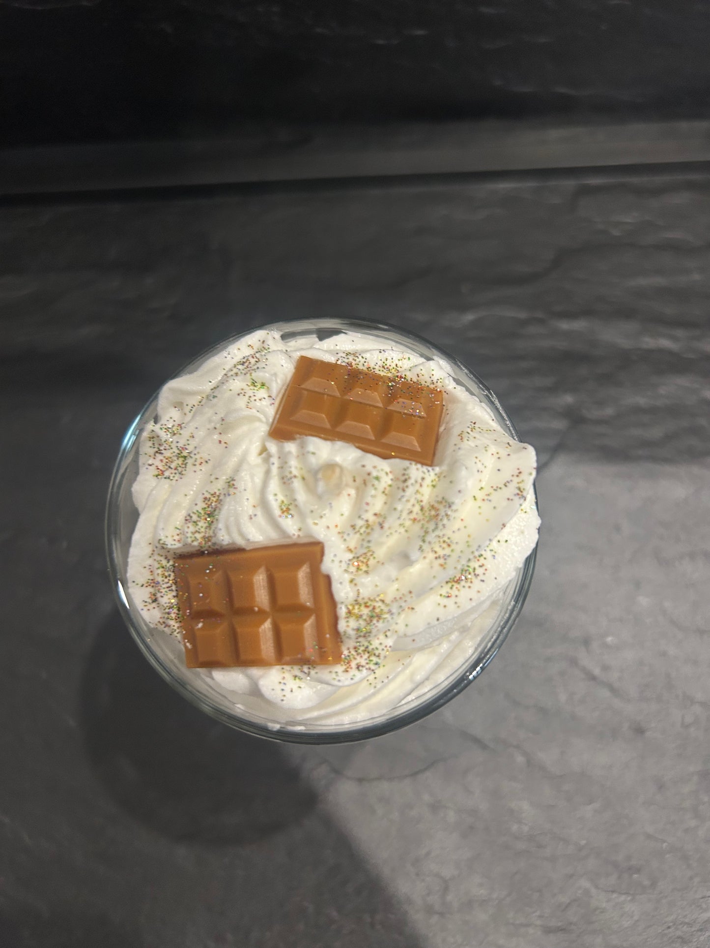 Bougie Chantilly Rocher praliné