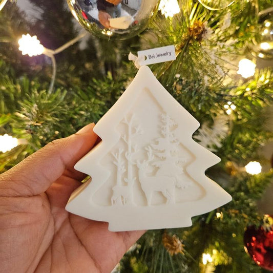 Bougie Sapin plat