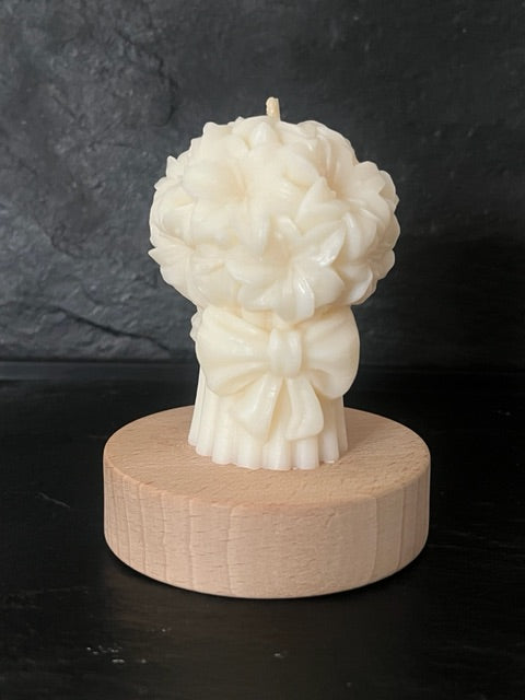 Bougie bouquet fleur de Lys