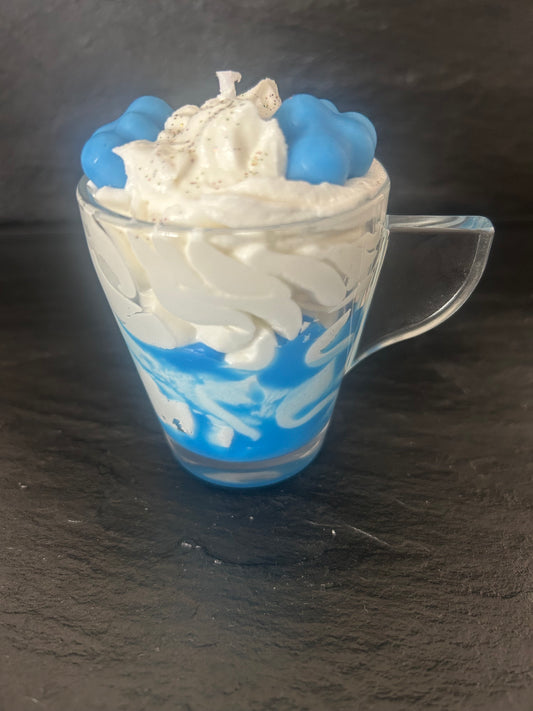 Bougie Tasse Chantilly Fleur de coton