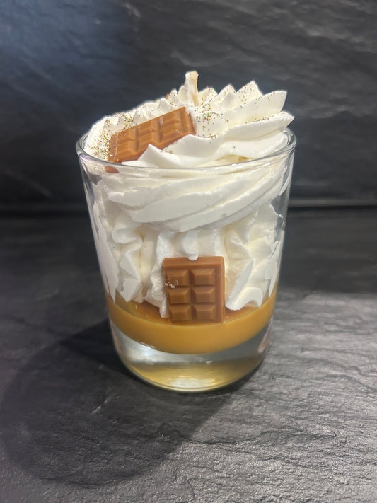 Bougie Chantilly Rocher praliné