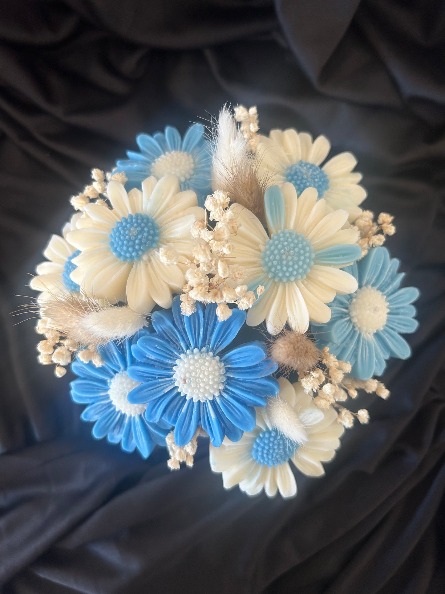 Bouquet marguerite "Fleur de coton"