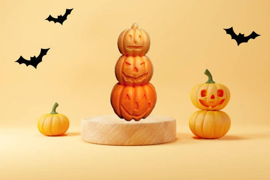 Bougie 3 citrouilles